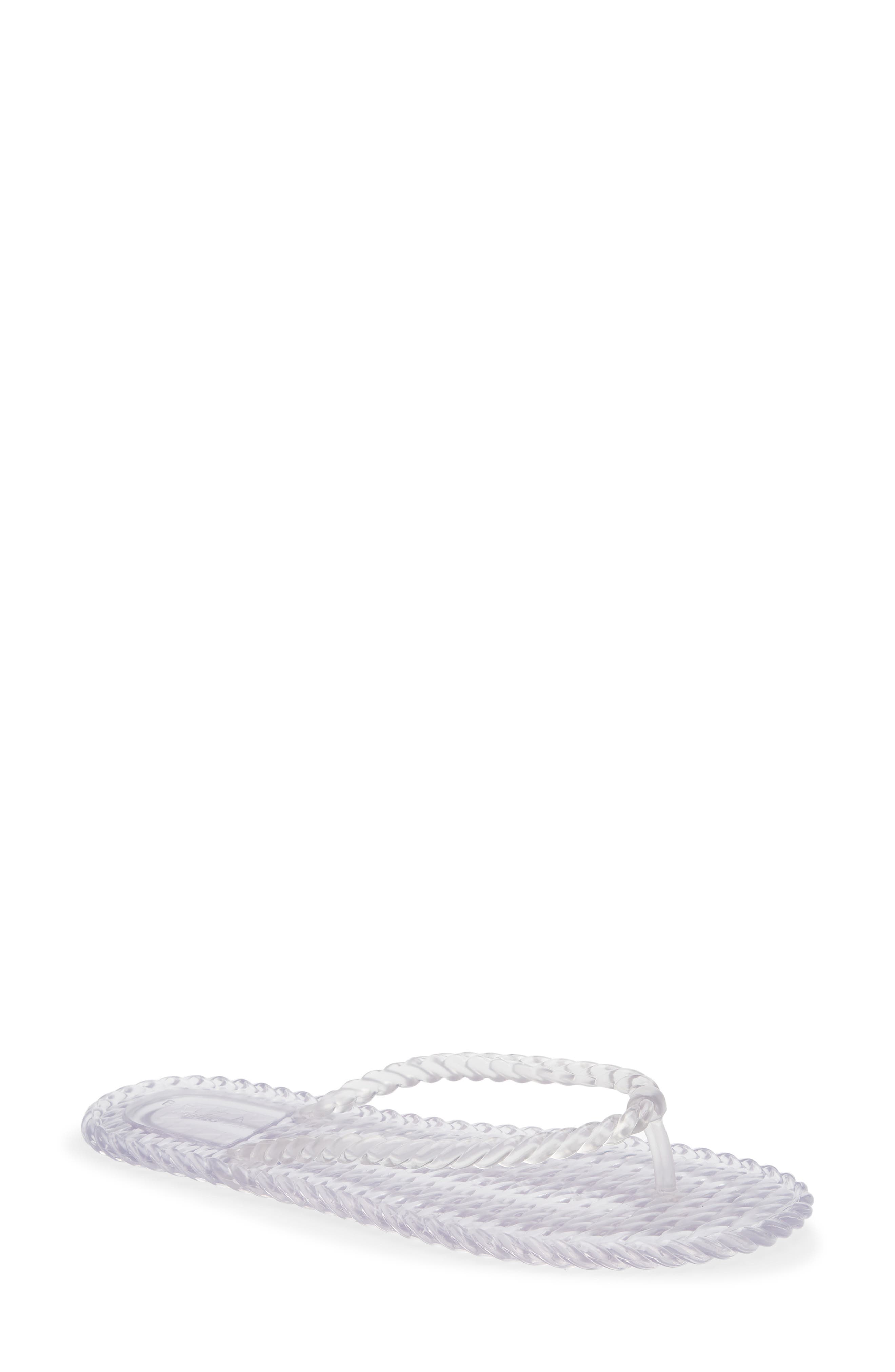 BRIZZA Jelly Flip Flop, Main, color, Clear