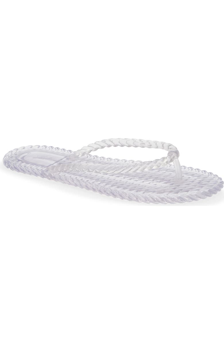 BRIZZA Jelly Flip Flop, Main, color, Clear