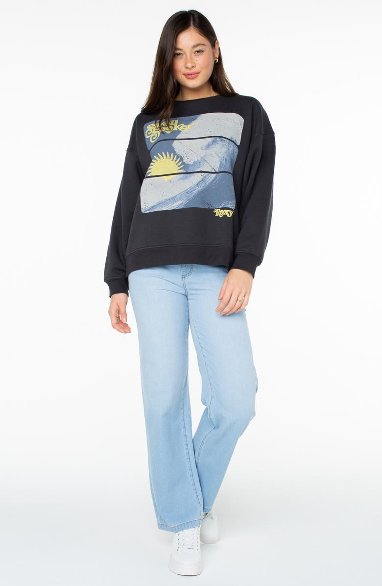 Roxy Morning Hike Graphic Sweatshirt, Alternate, color, 