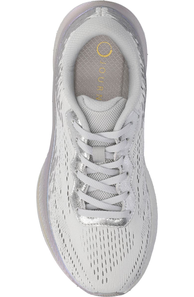 Journee Collection Blume Sneaker, Alternate, color, Silver