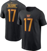 Nike Men's Nike Terry McLaurin Black Washington Commanders Player Name & Number T-Shirt