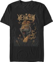 Wu-Tang Clan Men's Wu-Tang Clan Wilderness Tiger Art Logo Graphic T-Shirt