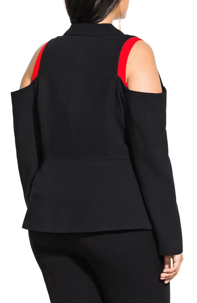 City Chic Miss Holloway Jacket, Alternate, color, 