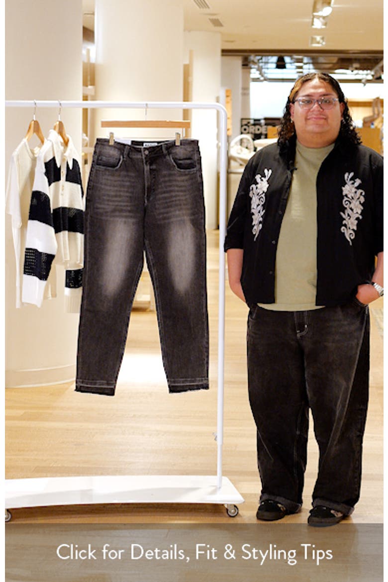 High Waist Straight Leg Mom Jeans video