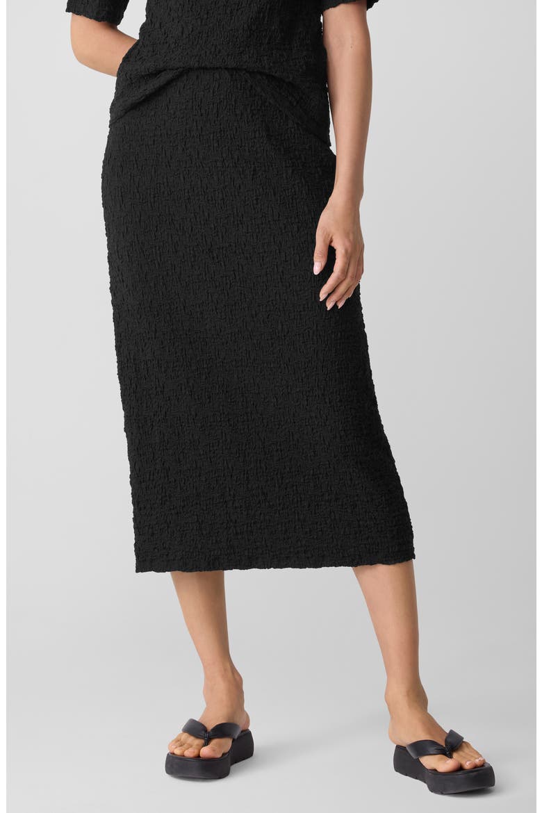 Knit Pencil Skirt, Main, color, BLACK
