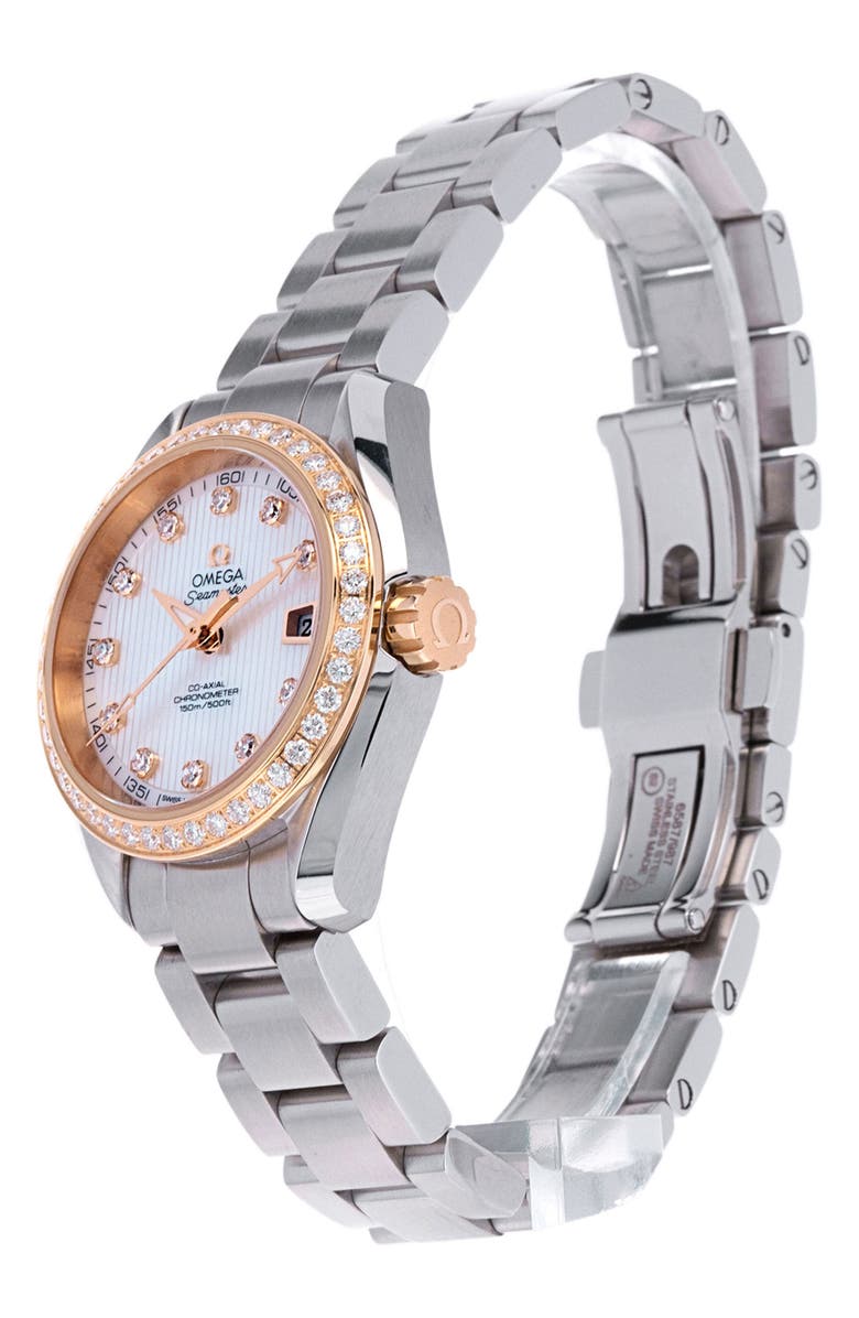 Watchfinder & Co. Omega Preowned 2010 Seamaster Aqua Terra Bracelet Watch, 30mm, Alternate, color,