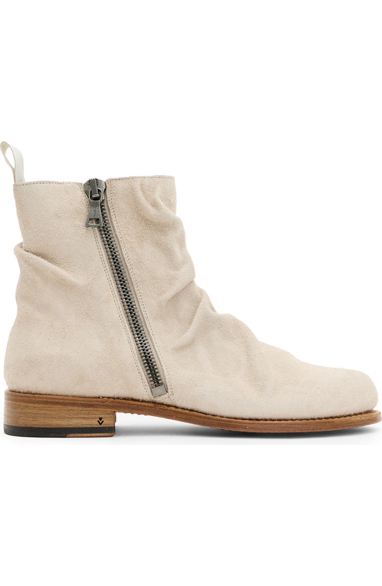 John Varvatos Slouchy Zip Boot, Alternate, color, China White