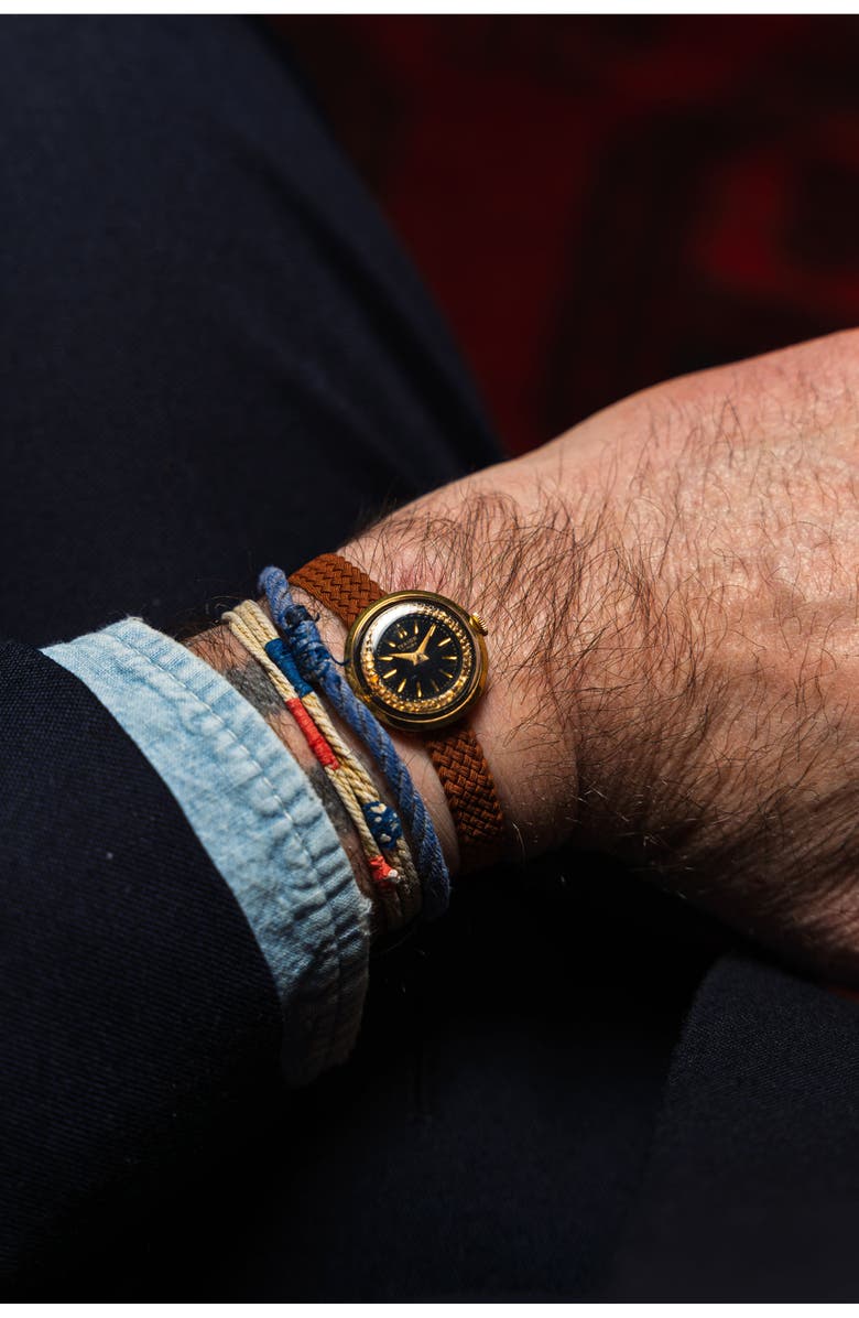 Fortela Teriam "Black UFO" Watch, Alternate, color, Black