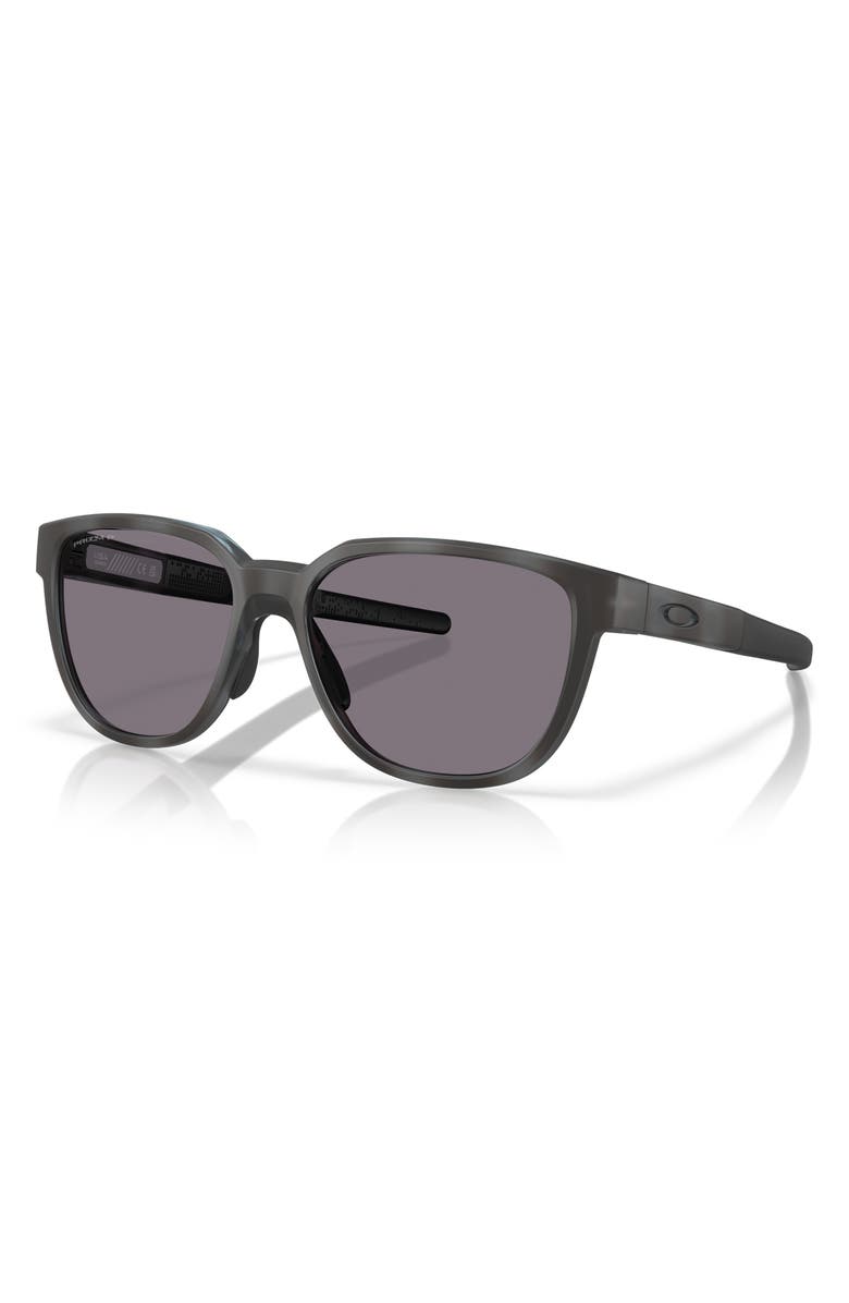 Oakley Actuator 57mm Polarized Prizm<sup>™</sup> Rectangular Sunglasses, Alternate, color, Dark Grey