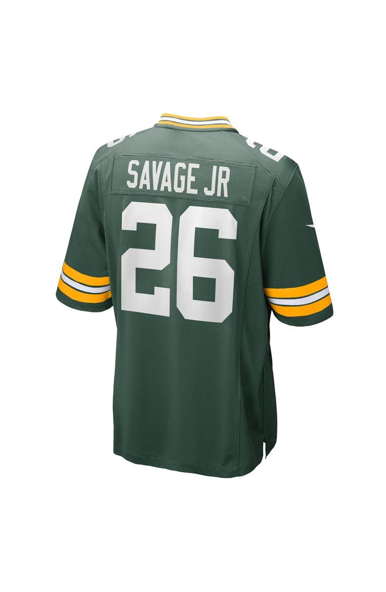 Nike Men's Nike Darnell Savage Jr. Green Green Bay Packers Game Team Jersey, Alternate, color, Green