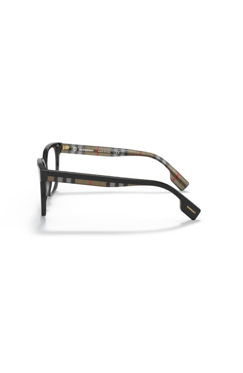 Burberry 52mm Square Optical Glasses In Black