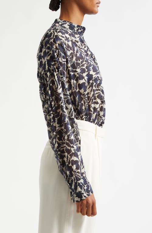 A.l.c . Dylan Floral Print Long Sleeve Shirt
