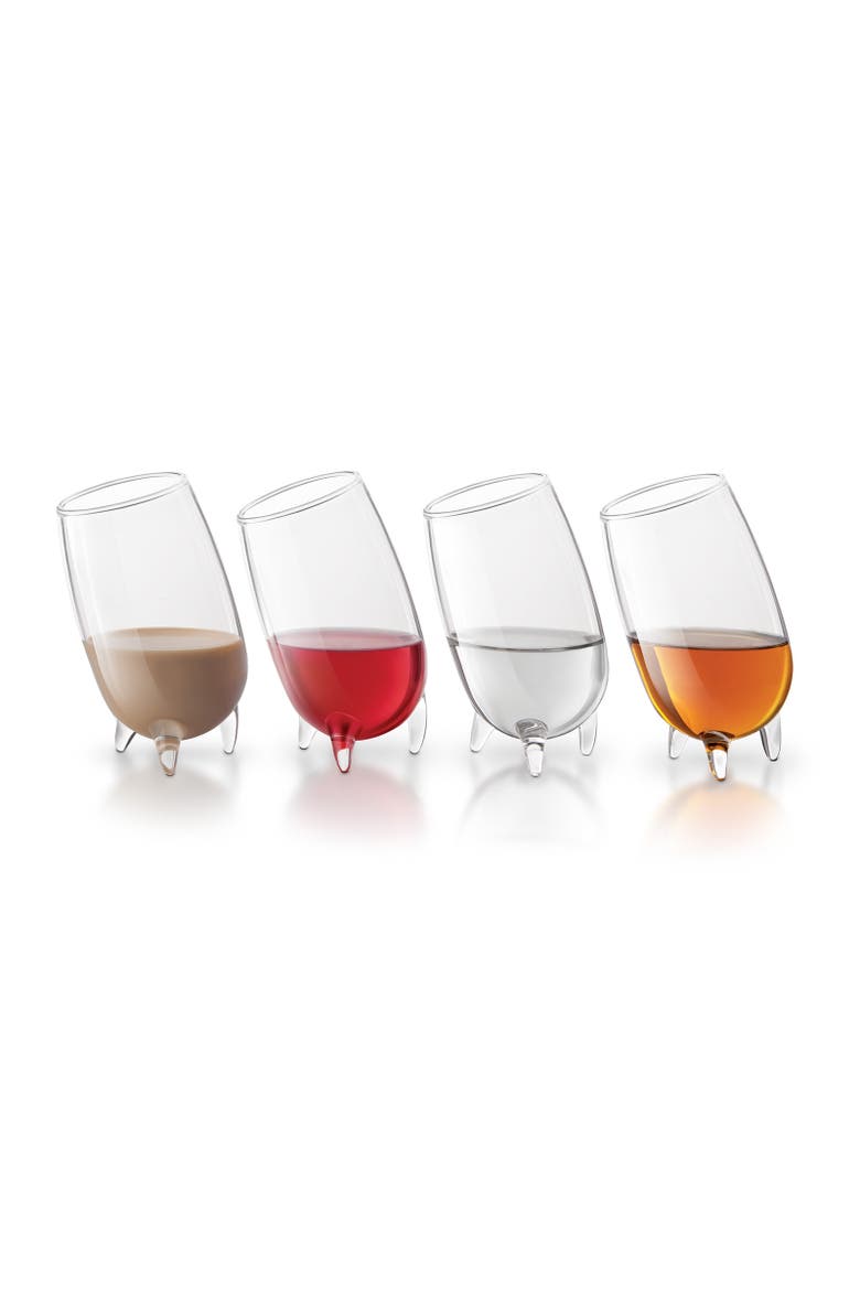 Relax Liqueur Glasses, Set of 4, Main, color, Clear