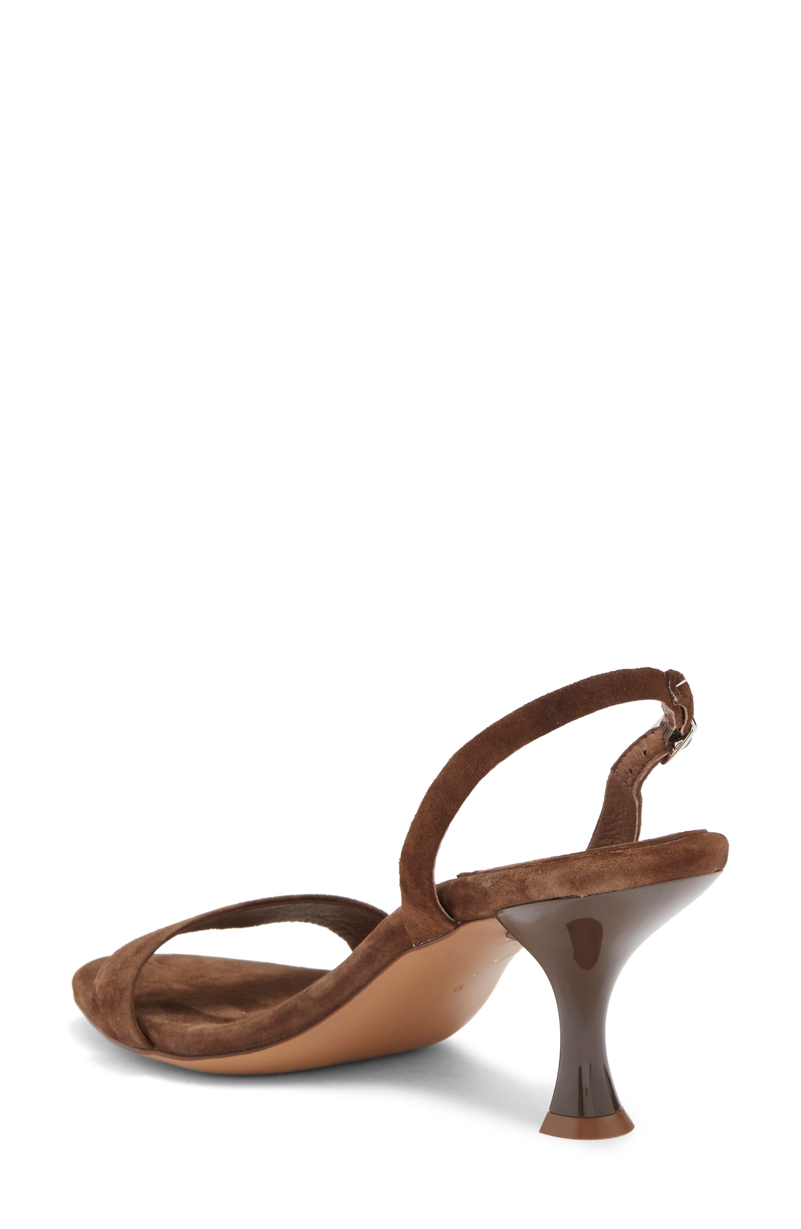 Jeffrey Campbell Augustine Slingback Sandal, Alternate, color, Brown Suede