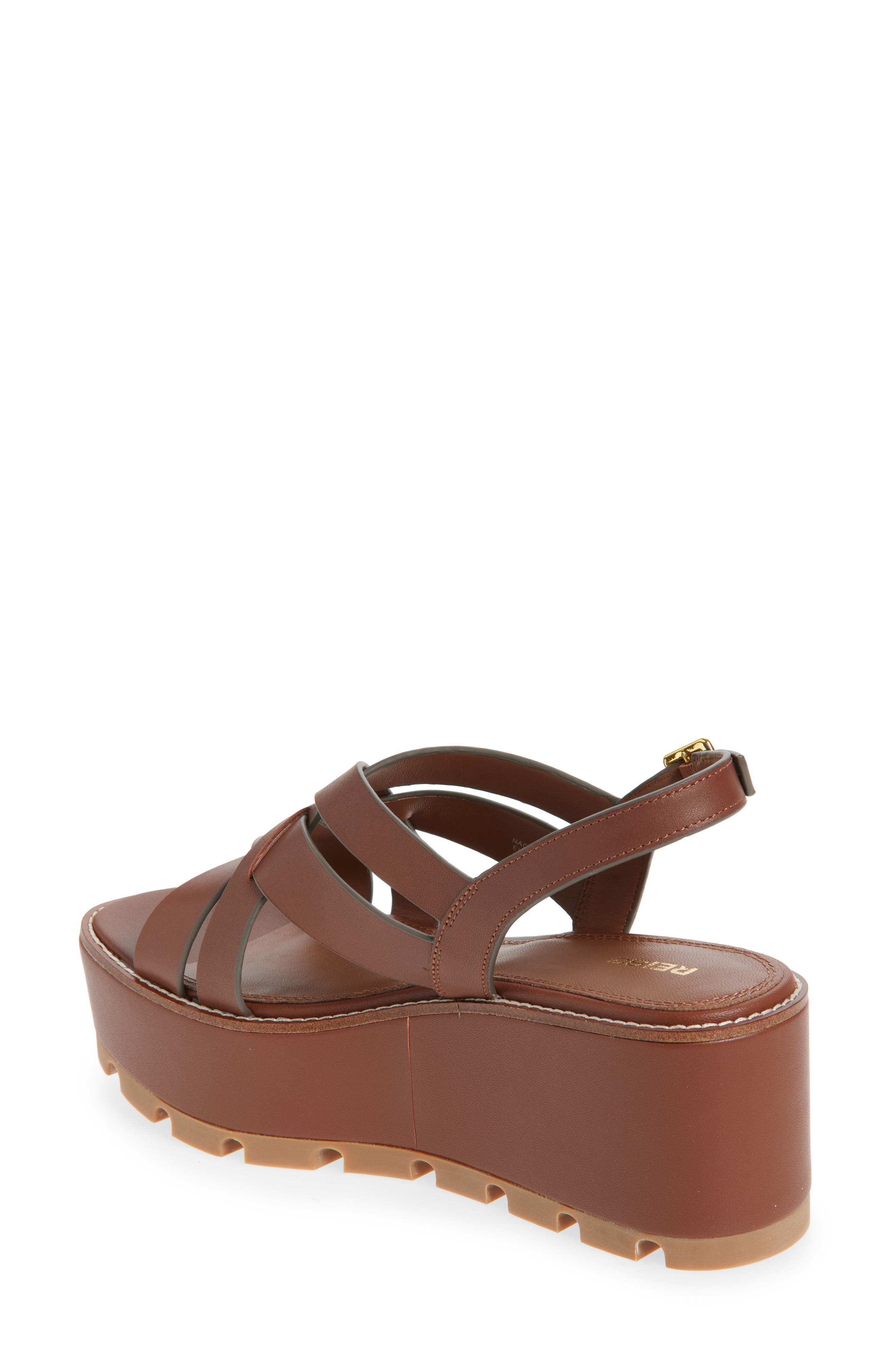 Reiss Naomi Slingback Platform Wedge Sandal, Alternate, color, 