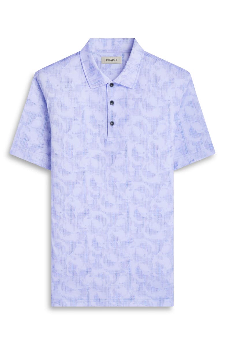 Bugatchi Victor OoohCotton<sup>®</sup> Abstract Print Polo, Alternate, color, Air Blue