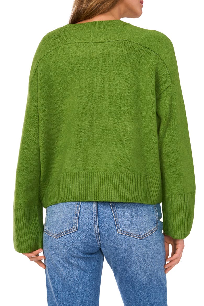 Crewneck Sweater, Alternate, color, SALTED LIME