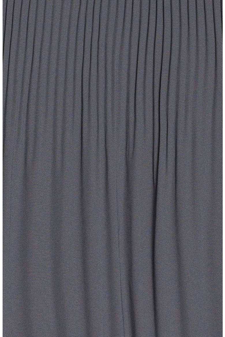 ASTR Pleated Cold Shoulder Top, Alternate, color, DARK GREY