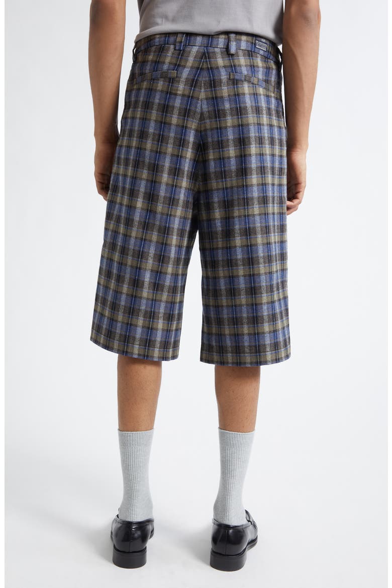 Gender Inclusive Check Cotton Blend Shorts, Alternate, color, GREY CHECK