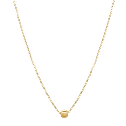 Carmen Lux Gold Sphere Necklace