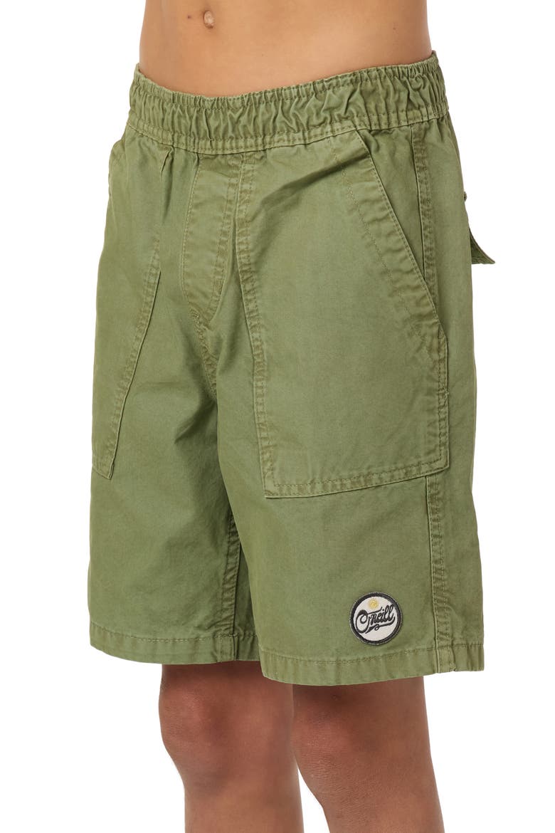 Kids' Ronan Field Shorts, Alternate, color, OIL GREEN