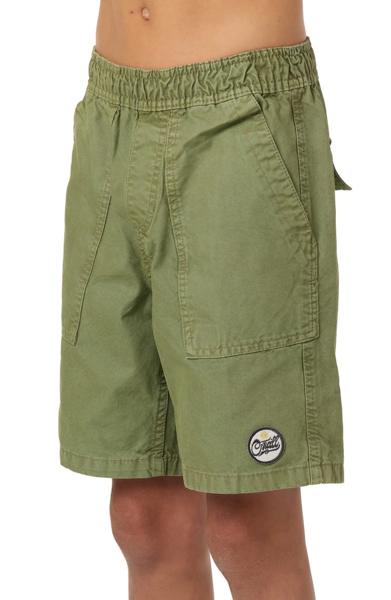 O'Neill Kids' Ronan Field Shorts, Alternate, color, Oil Green