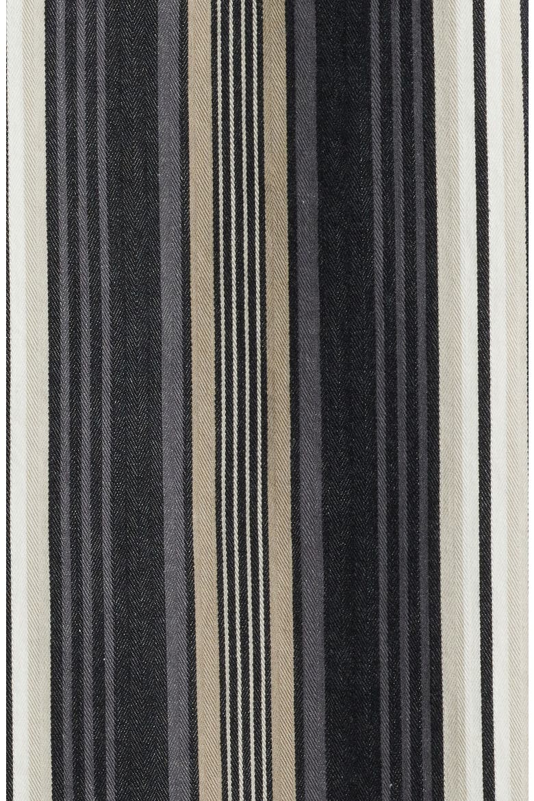 Stripe Cotton Button-Down Shirt, Alternate, color, BLACK MIXED STRIPE