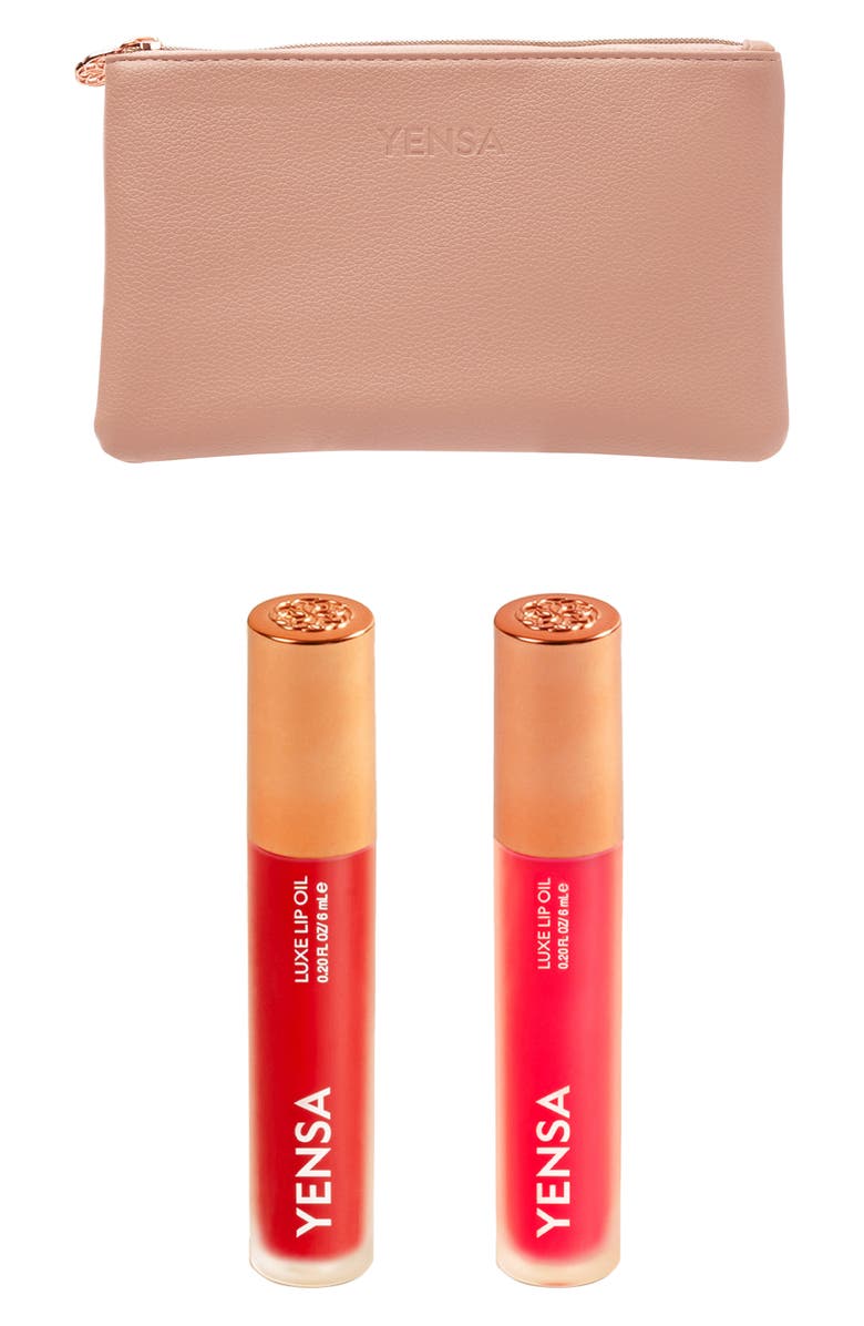 YENSA Luxe Lip Oil Duo Set (Nordstrom Exclusive) $76 Value, Main, color, 