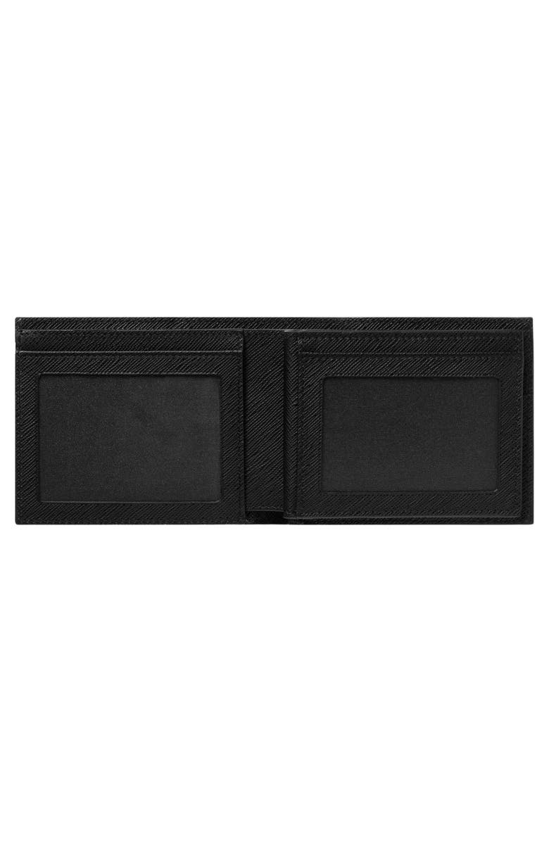 Montblanc Sartorial Leather Bifold Wallet, Alternate, color, Black