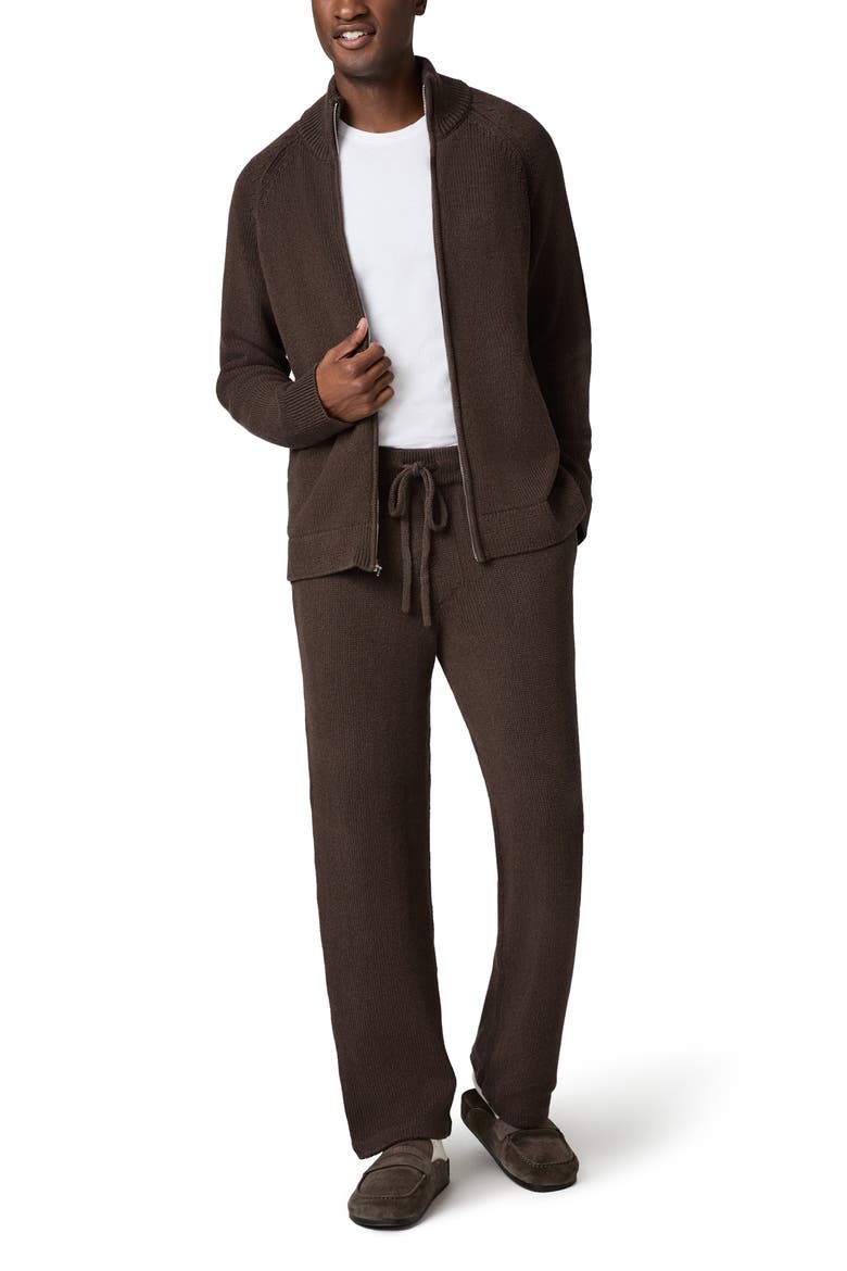 Willits Cotton & Cashmere Sweater Pants, Alternate, color, BRAZIL NUT