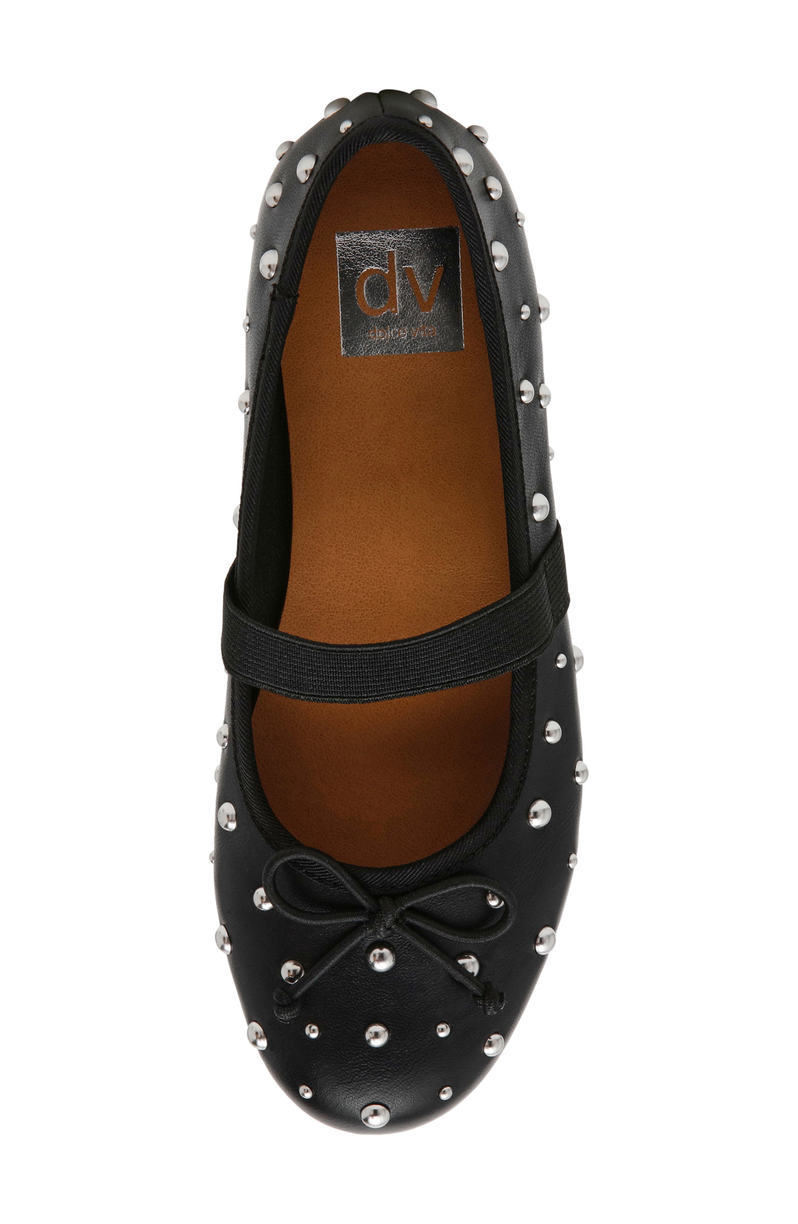 Kids' Mayla Mary Jane Flat, Alternate, color, BLACK