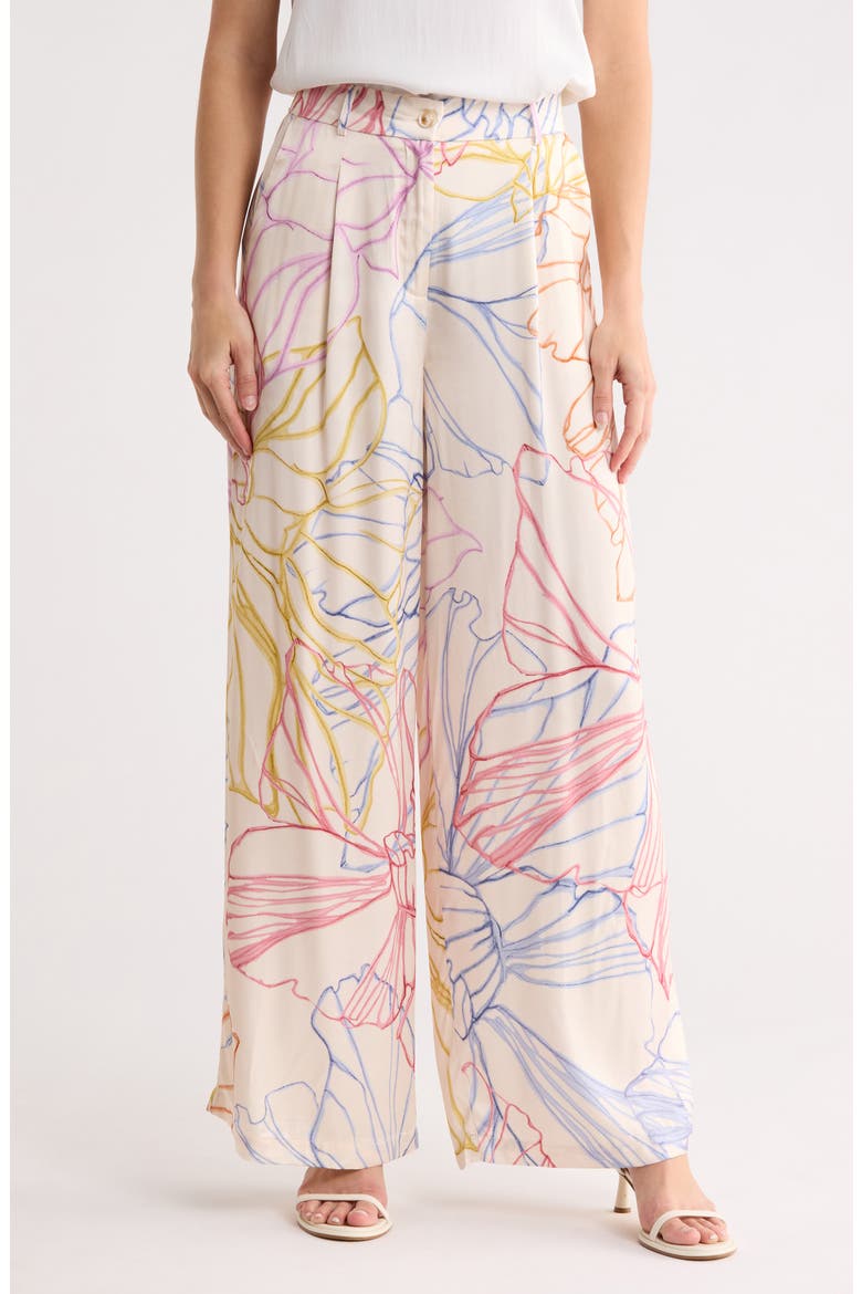 Philo Woven Wide Leg Pants, Main, color, PASTEL SKECTH