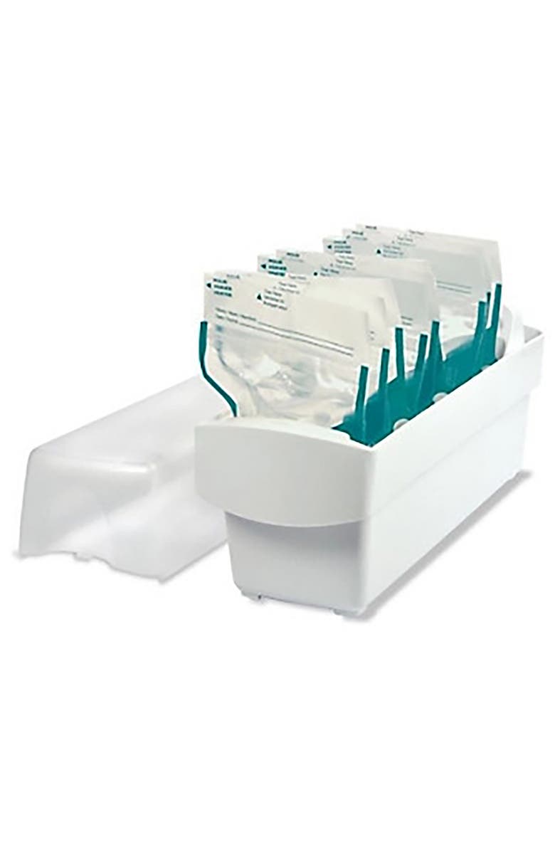 TOMY International The First Years Breastflow Milk Storage Organizer for Freezer & Fridge, Main, color, White
