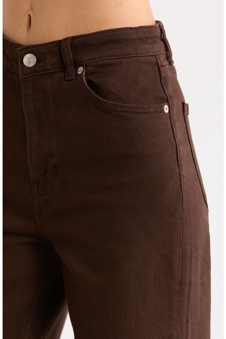 Bex Super Stretch High Waist Wide Leg Jeans, Alternate, color, MOLE