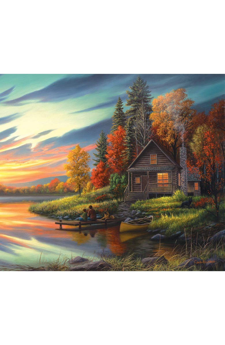 Sunsout Lakeside Memories 550 piece Jigsaw Puzzle for Adults, Alternate, color, Multicolor