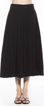 Alexia Admor Oren Pleated Midi Skirt