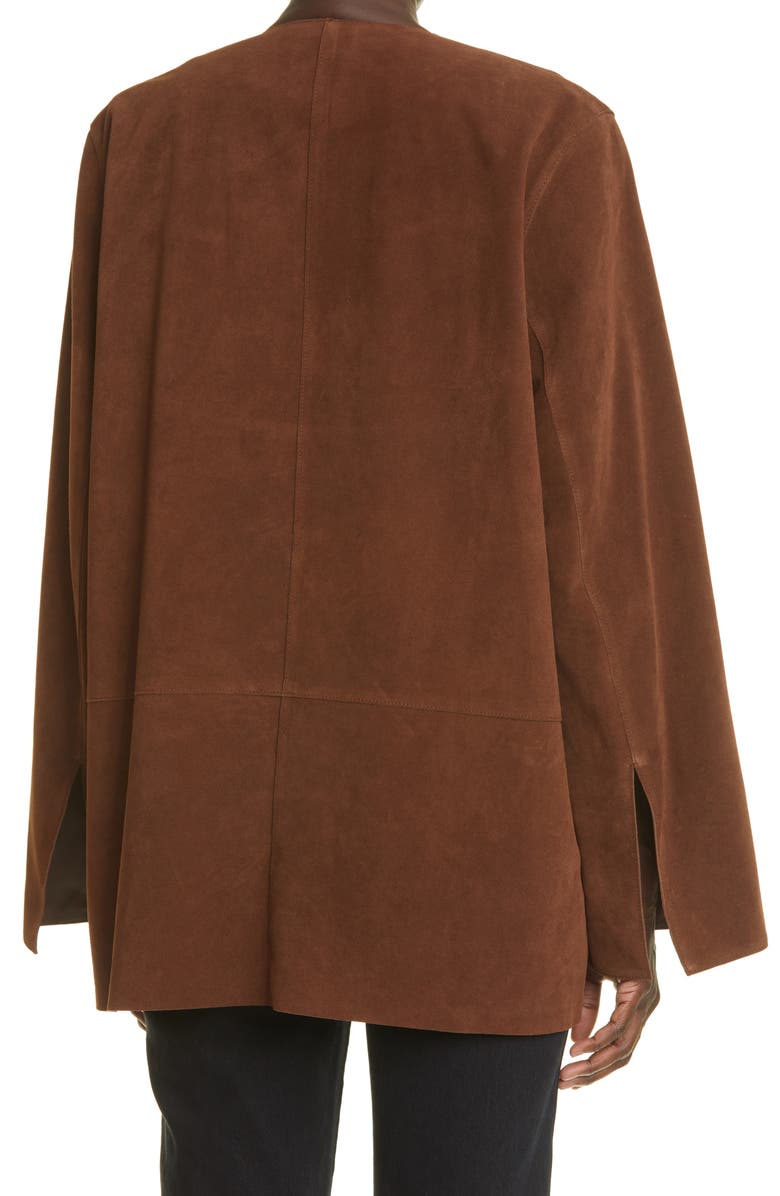 TOTEME Suede Blazer, Alternate, color,