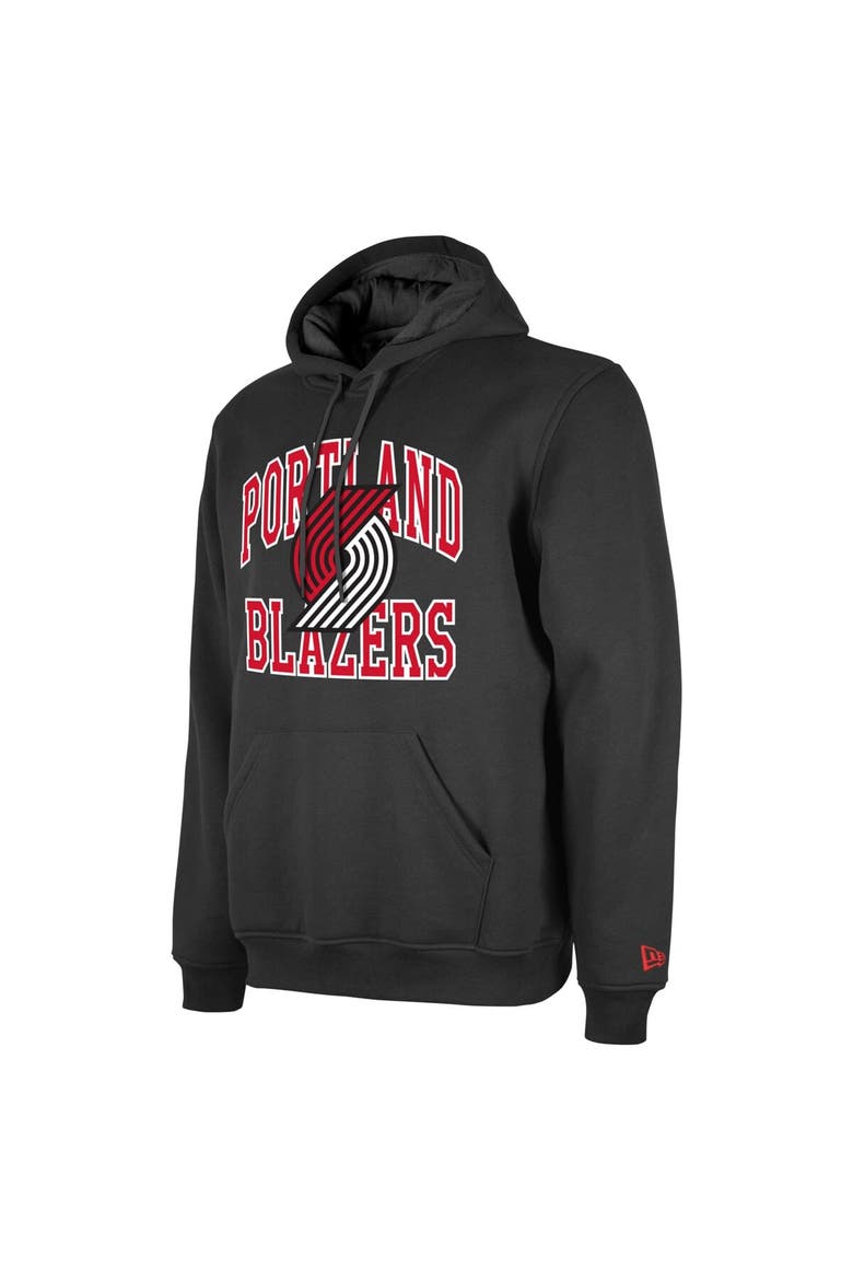 Unisex New Era  Black Portland Trail Blazers 2023/24 Season Tip-Off Edition Pullover Hoodie, Alternate, color, Black