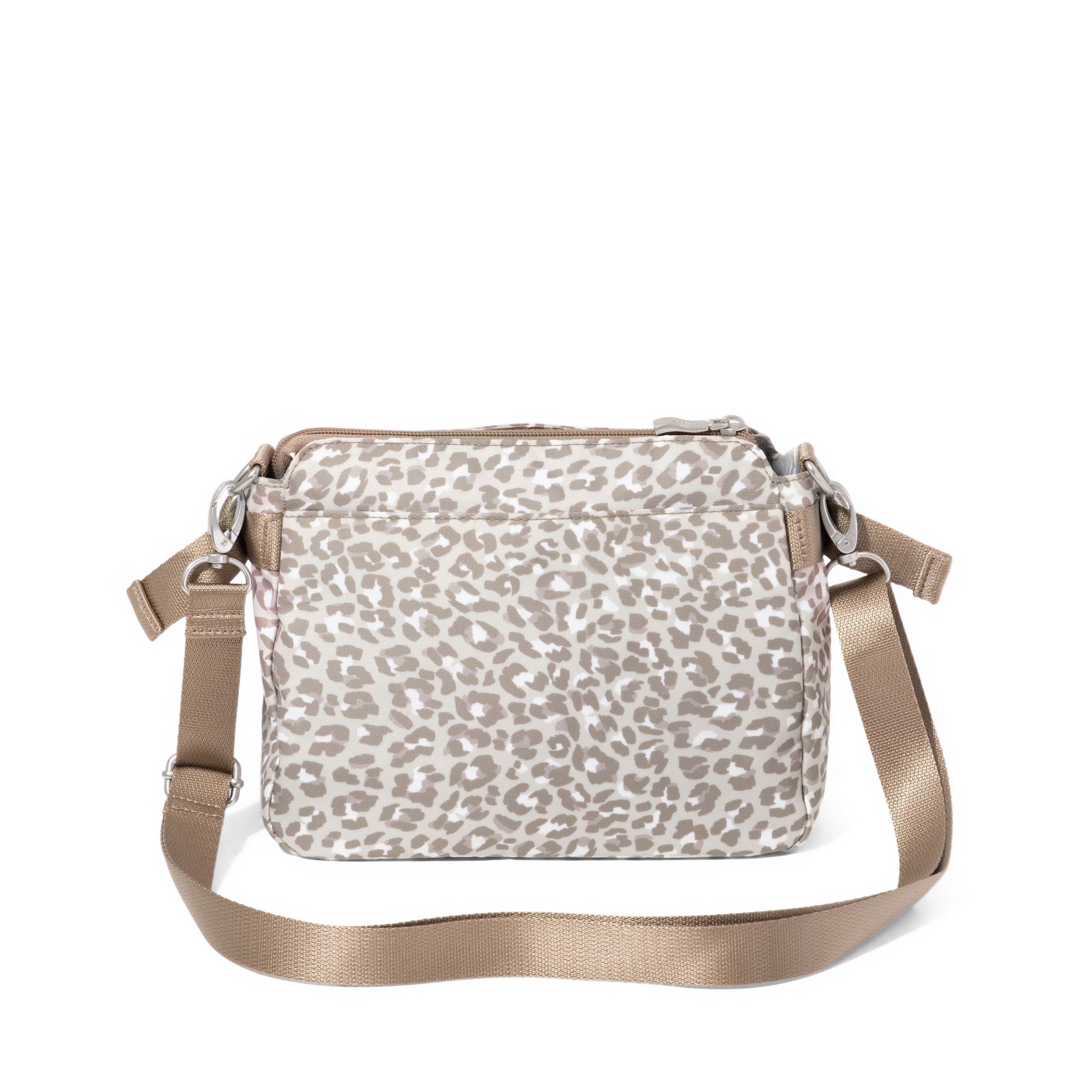 BAGGALLINI Marais Crossbody Bag, Alternate, color, Mocha Cheetah Print
