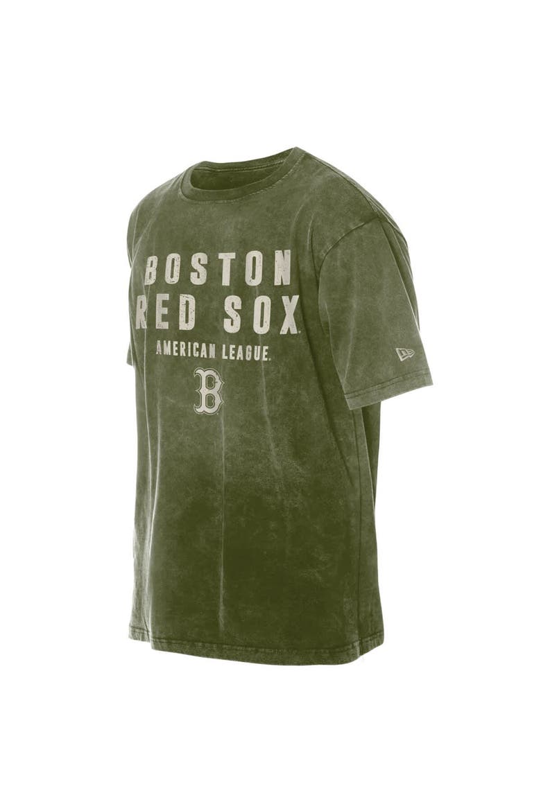 Men's New Era  Olive Boston Red Sox 2026 Armed Forces Day T-Shirt, Alternate, color, Olive