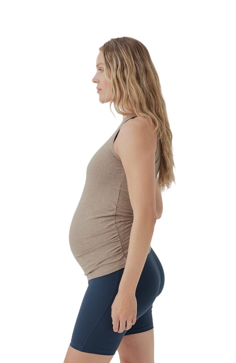 Pact Organic Maternity Everyday Tank, Alternate, color, Stucco Heather