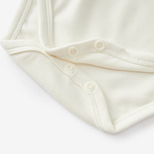 Milkbarn Brushed Long Sleeve One Piece In White