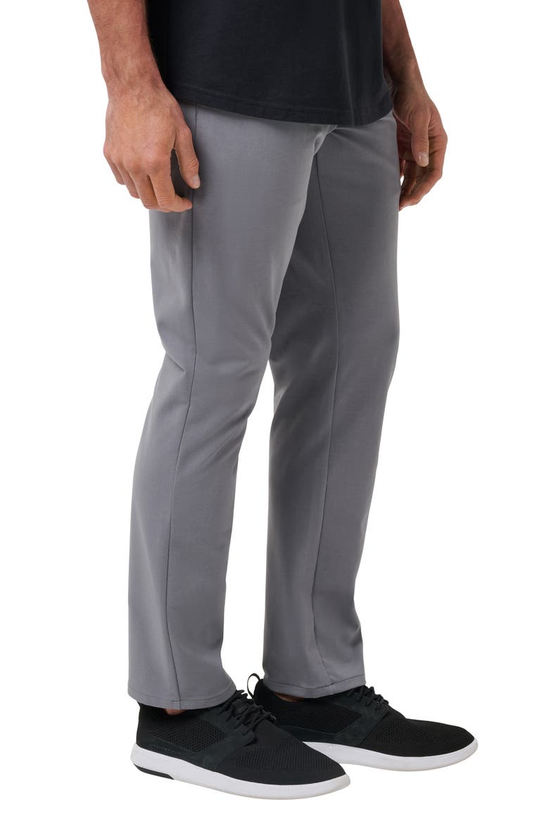 Legacy Stretchknit Flat Front Chinos, Alternate, color, QUIET SHADE