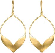Satya Jewelry Fluttering Petals Gold Earrings