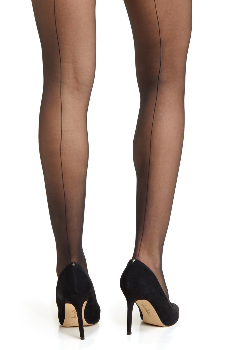 Falke Sheer Back Seam Tights, Alternate, color, 