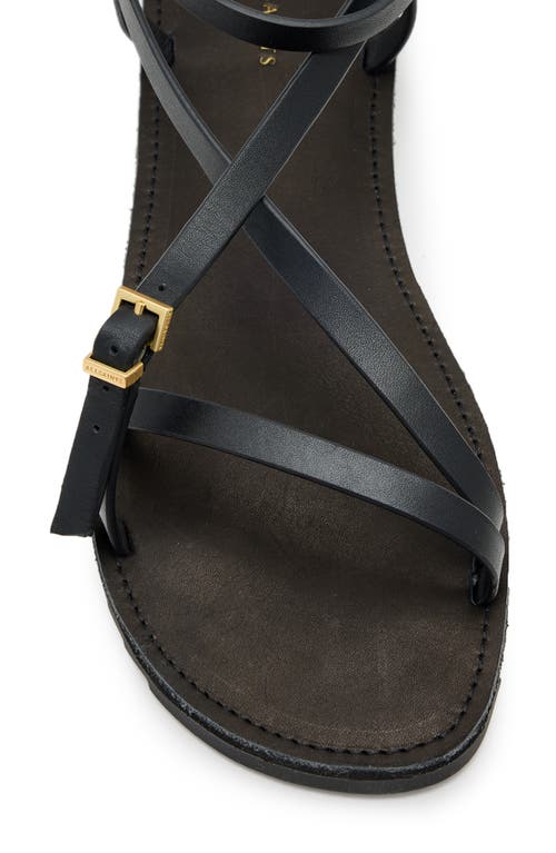 Allsaints Tyla Ankle Strap Sandal In Black
