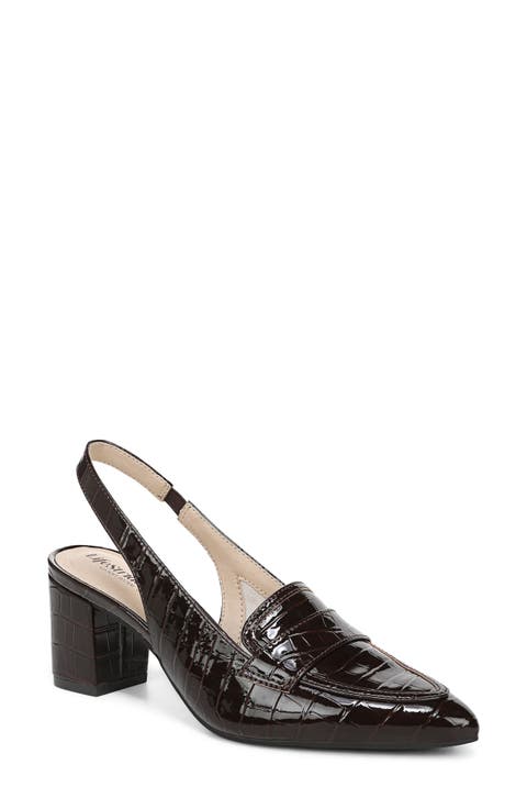 Angel Slingback Loafer Pump