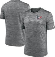 Nike Men's Nike  Anthracite Houston Texans Velocity Arch Performance T-Shirt