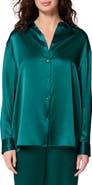 Simone Perele Love Me Silk Blend Button-Up Shirt