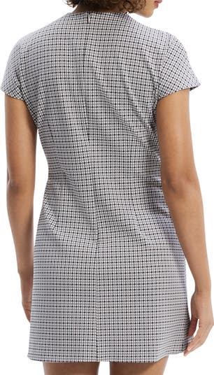 Houndstooth Minidress